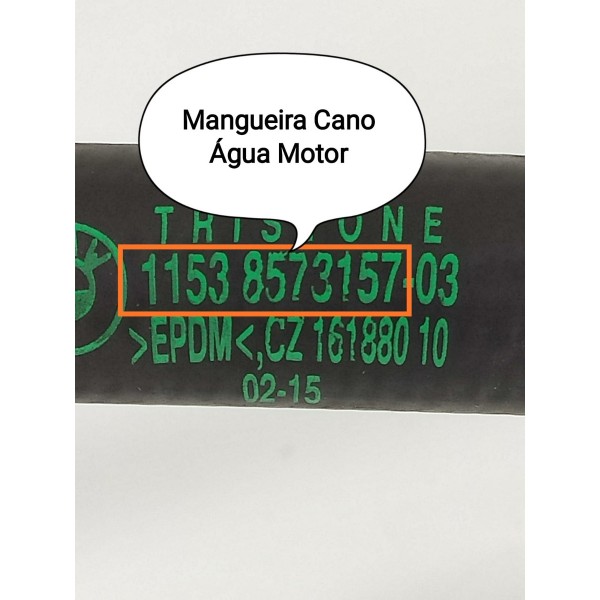 Mangeira Agua Bmw X5 Diesel 2014/2018 11538573157