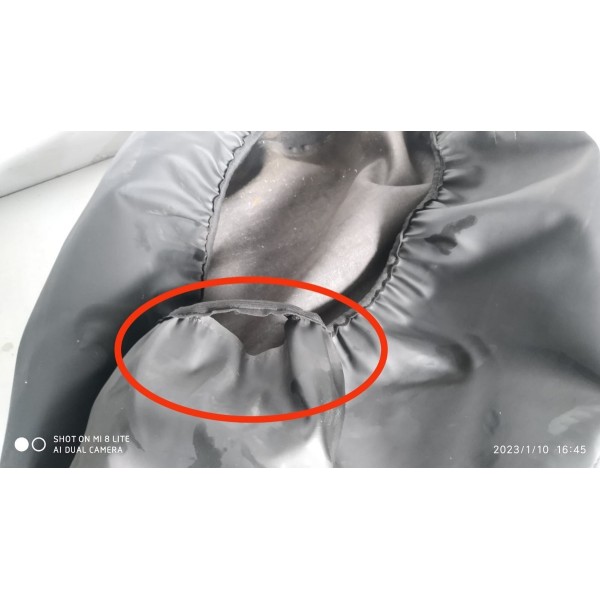 Capa Estepe Lona Ford Ecosport 2009/2020 Detalhe Preto N/a