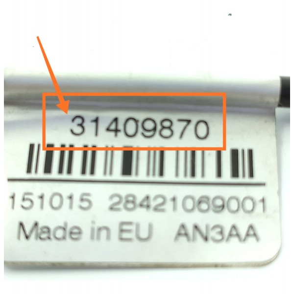 Antena Keyless Volvo V60 S60 Xc60 2011/2018 31409870 Preto