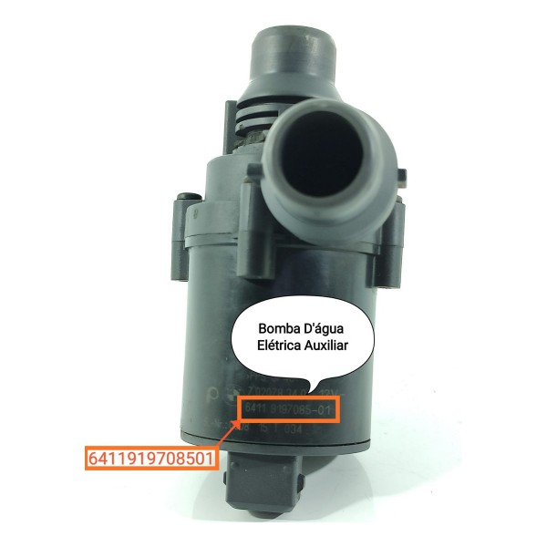 Bomba Agua Auxiliar Eletrica Bmw X5 Diesel 14/18 64119197085