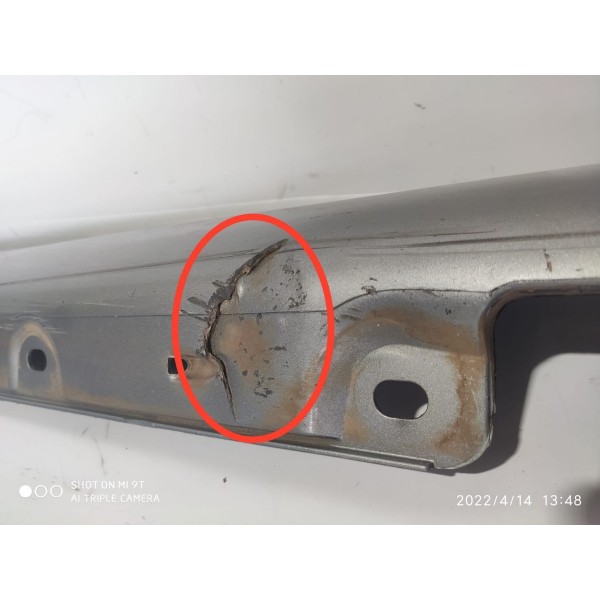 Spoiler Lateral Mercedes Clc200 Esquerdo 2009 2010 Det Prateado