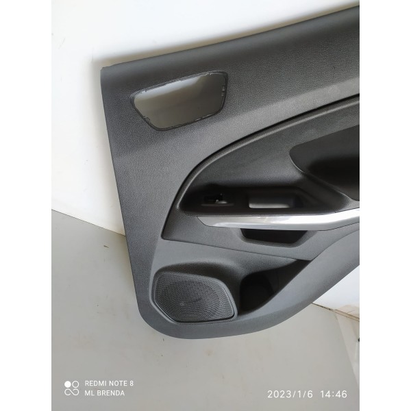 Forro Porta Ecosport Traseiro Direito 2018 2019 2020 2021 Preto