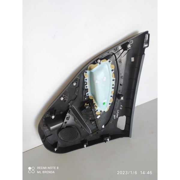 Forro Porta Ecosport Traseiro Direito 2018 2019 2020 2021 Preto