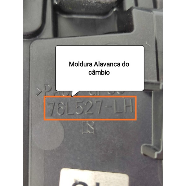 Moldura Alavanca Cambio Corolla 2020/2024 76l527lh