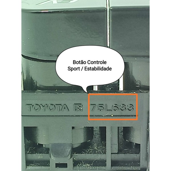 Botao Estabilidade Corolla 2019/2024 75l633
