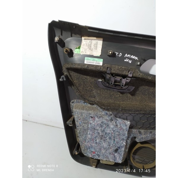 Forro Porta Amarok Traseiro Direito 2010/2020 Origin Preto