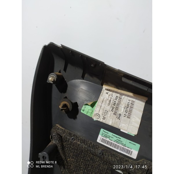 Forro Porta Amarok Traseiro Direito 2010/2020 Origin Preto