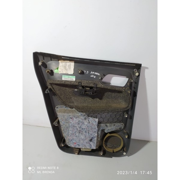 Forro Porta Amarok Traseiro Direito 2010/2020 Origin Preto