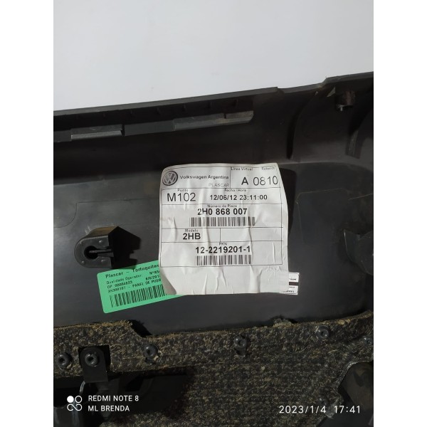 Forro Porta Amarok Traseiro Esquerdo 2010/2019 Orig Preto