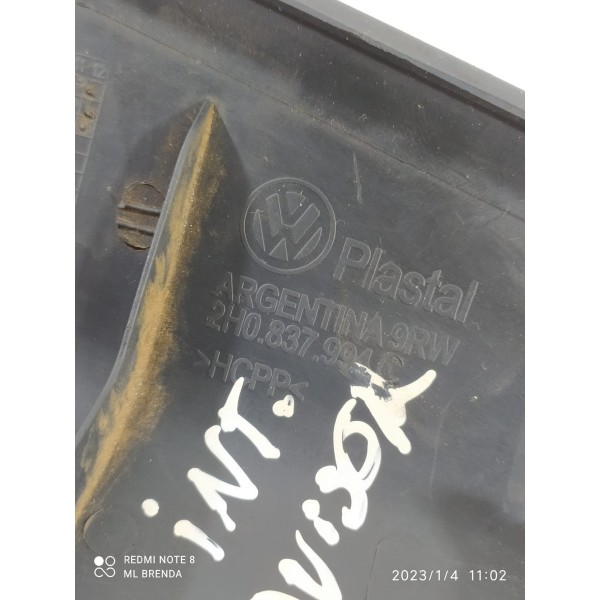 Moldura Interna Retrovisor Amarok Direit 2010/2015 2h0837994 Preto