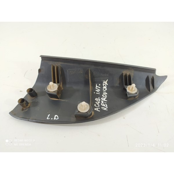 Moldura Interna Retrovisor Amarok Direit 2010/2015 2h0837994 Preto