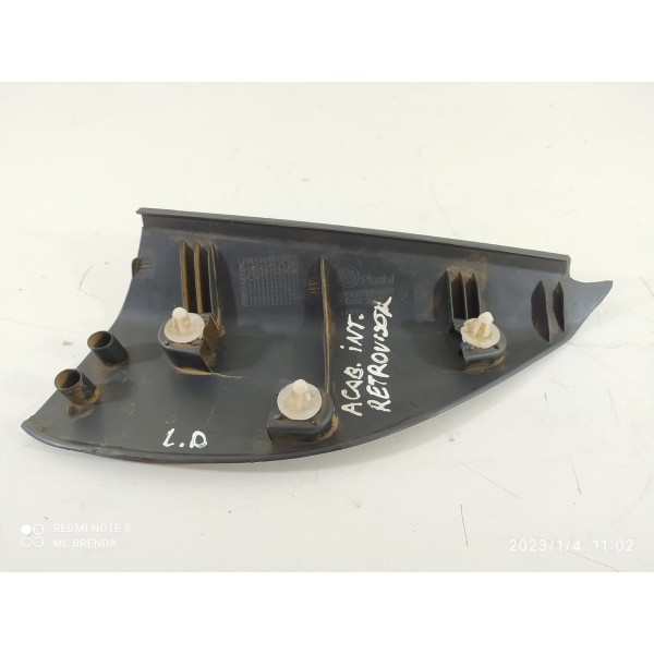 Moldura Interna Retrovisor Amarok Direit 2010/2015 2h0837994 Preto