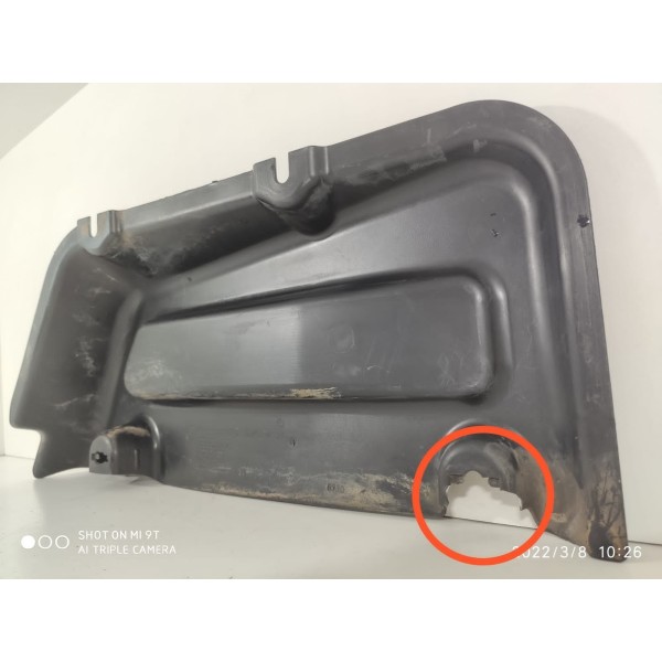 Acabamento Tampa Bateria Mercedes C180 11/12 Det A2046100508