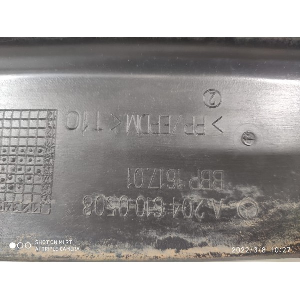 Acabamento Tampa Bateria Mercedes C180 11/12 Det A2046100508