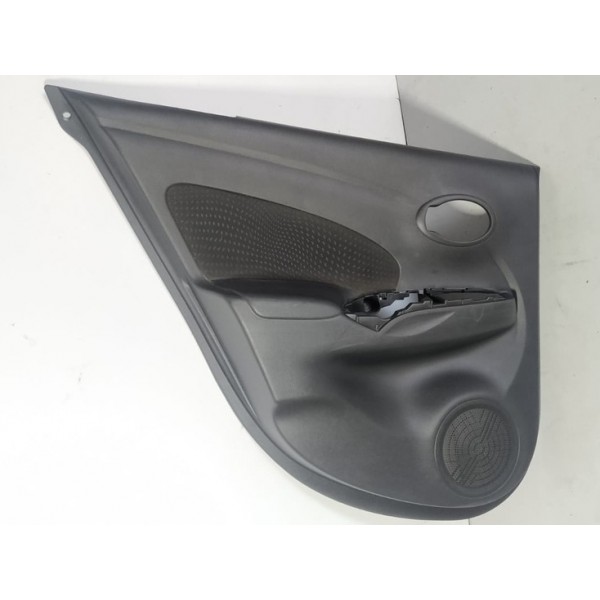 Forro Porta Nissan Versa Traseiro Esquerdo 2015/2019  Det Preto