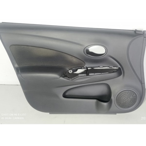 Forro Porta Nissan Versa Dianteiro Esquerdo 2014/2020 Preto