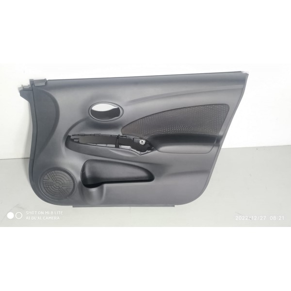 Forro Porta Nissan Versa Dianteiro Direito 2014/2020 Preto