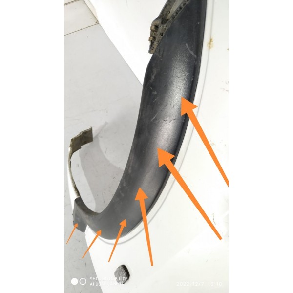 Paralama Zafira Esquerdo 2010 Detalhe