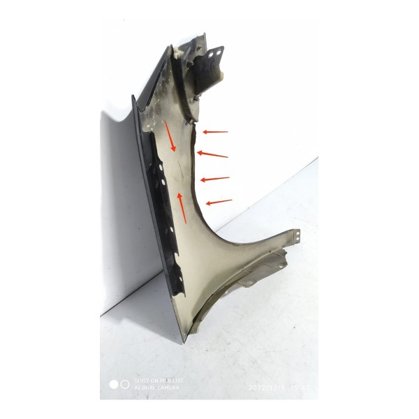 Paralama Guia Gol G6 G7 2016 Esquerdo Detalhe