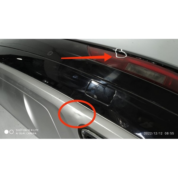 Parachoque Traseiro Audi Q5 2020 Sem Olho Gato