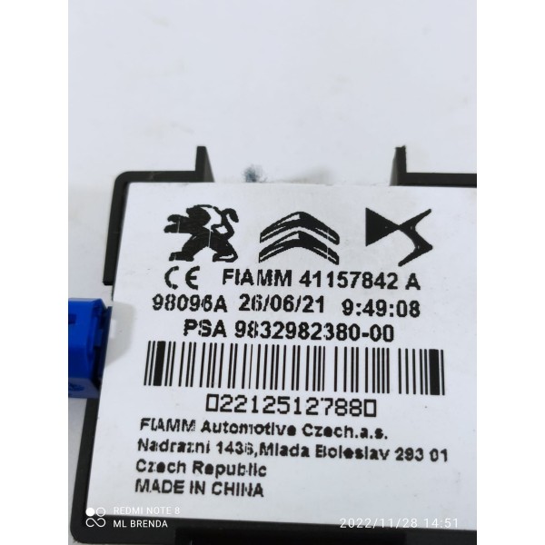 Amplificador Antena Peugeot 208 2020/2024 9832982380