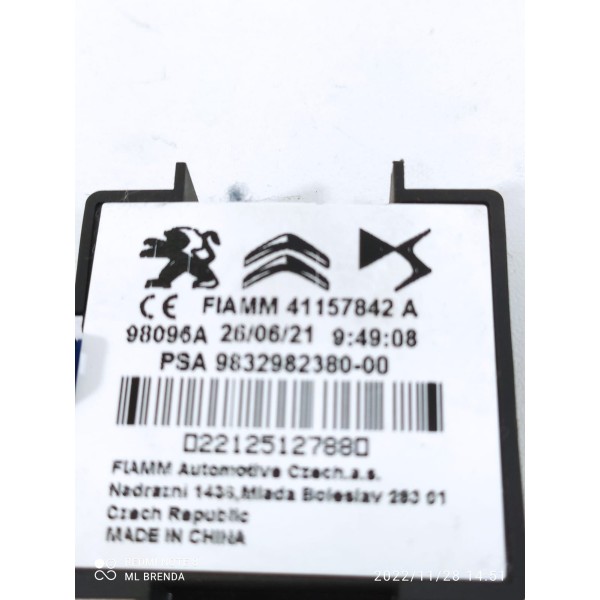 Amplificador Antena Peugeot 208 2020/2024 9832982380