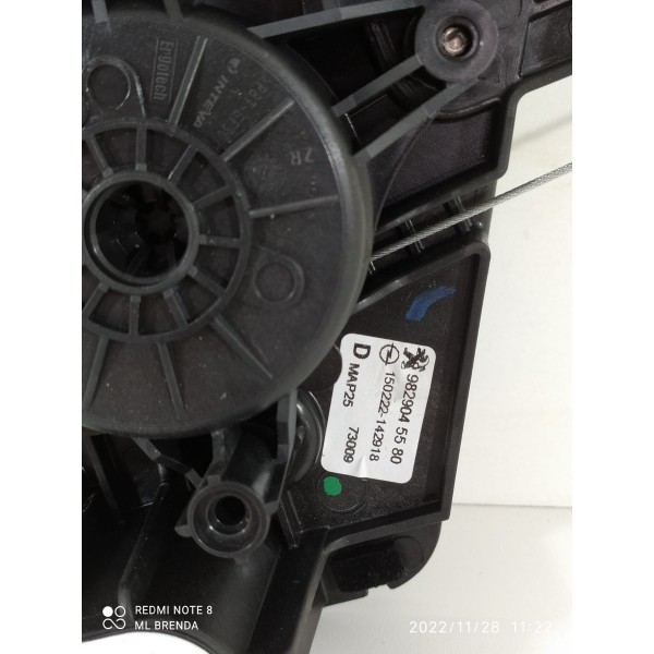 Maquina Vidro Peugeot 208 Traseira Direit 2020/24 9829045580