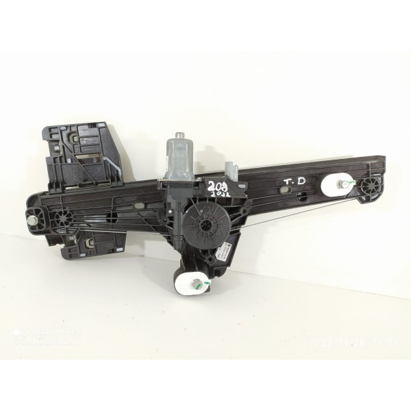 Maquina Vidro Peugeot 208 Traseira Direit 2020/24 9829045580