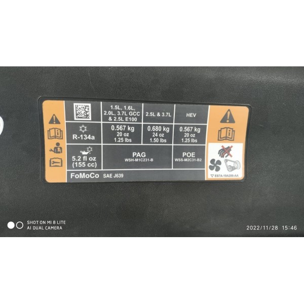 Defletor Painel Frontal Fusion 2013/2019 Ds7316613