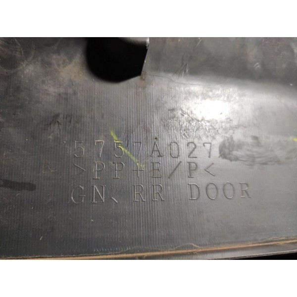 Moldura Porta Pajero Full Traseira Esquerda 2008 A 2014 Det