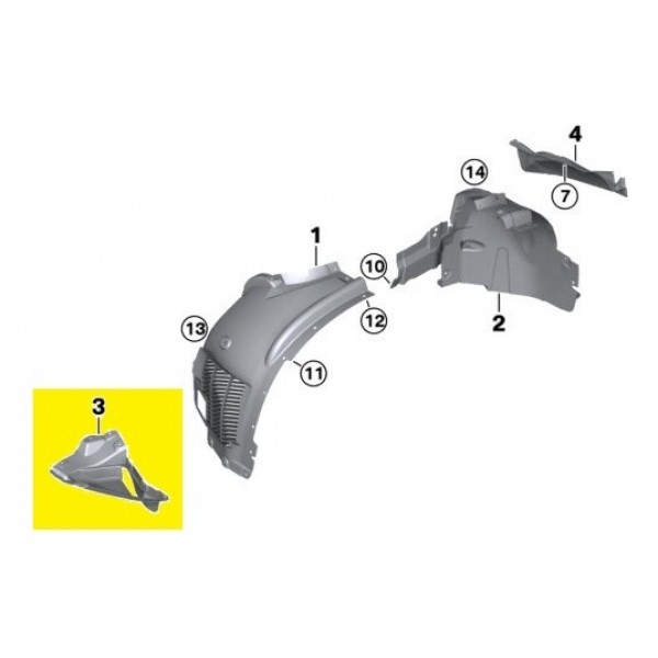 Defletor Parabarro Bmw X5 Dianteiro Es 2014/2018 51717304045