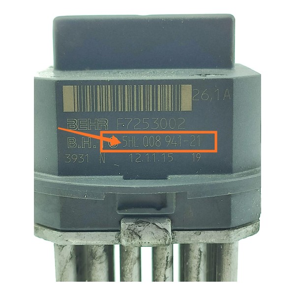 Resistencia Ar Condicionado Volvo V60 S60 Xc60 5hgl00894121