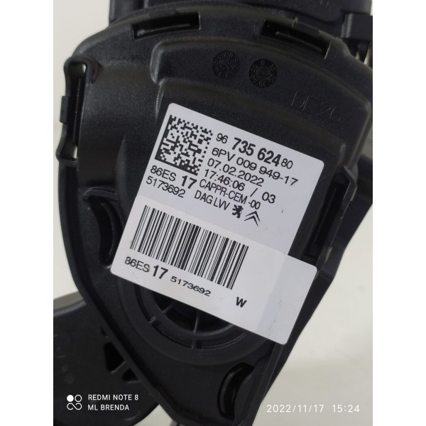 Pedal Acelerador Citroen C4 Cactus 2021 9673562480