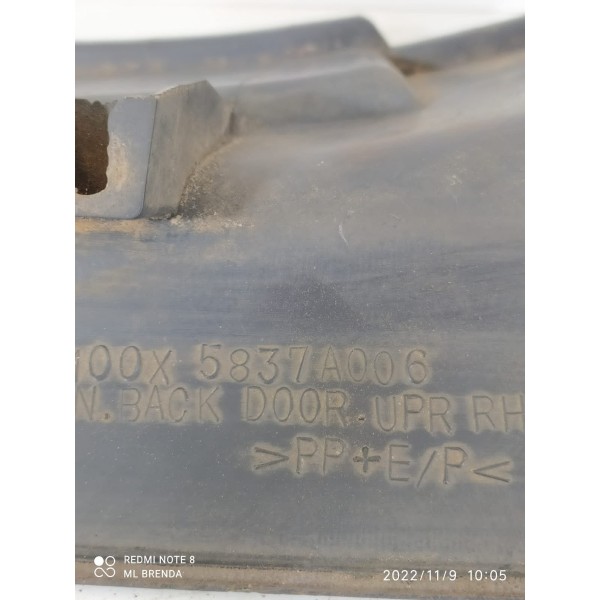 Moldura Tampa Traseira Pajero Full Direita 2006 A 2014