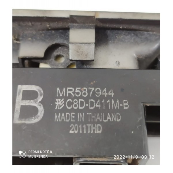 Botão Vidro Pajero Full Traseiro Esquerdo 2006/2014 Orig