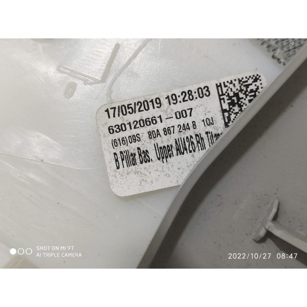 Acabamento Coluna B Audi Q5 Direito 2017/2023 80a867244