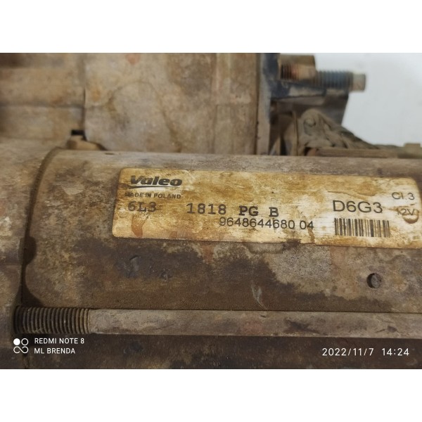 Arranque Partida Peugeot 208 2014/2019 9648644680