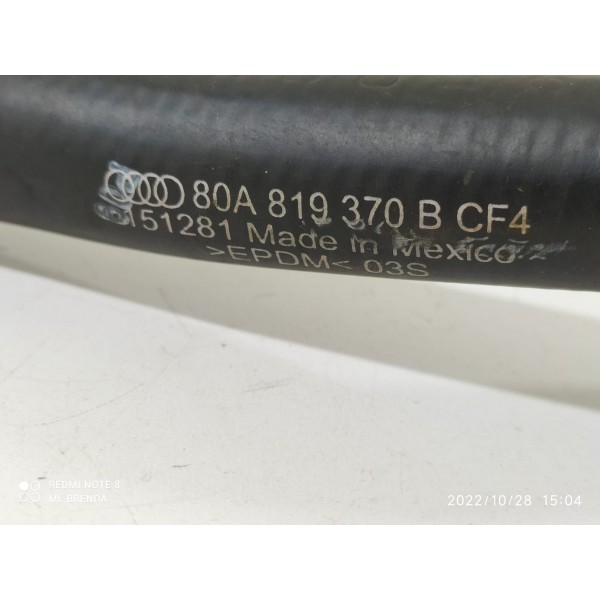 Mangueira Bomba Agua Aux Audi Q5 2018/2023 80a819370