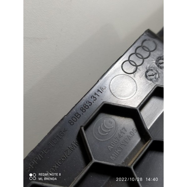 Acabamento Console Audi Q5 Esquerdo 2018 2019 2020 2023