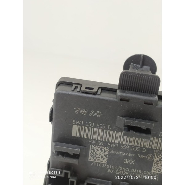 Modulo Porta Audi Q5 Traseiro Esquerdo 2018/ 2021 Det