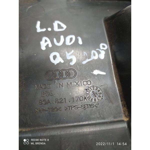 Acabamento Paralama Audi Q5 Direito 2017/2023 80a821170a Preto