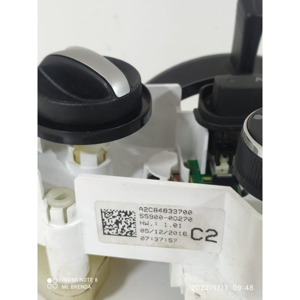 Comando Ar Condicionado Etios 2016/2019 A2c84833700