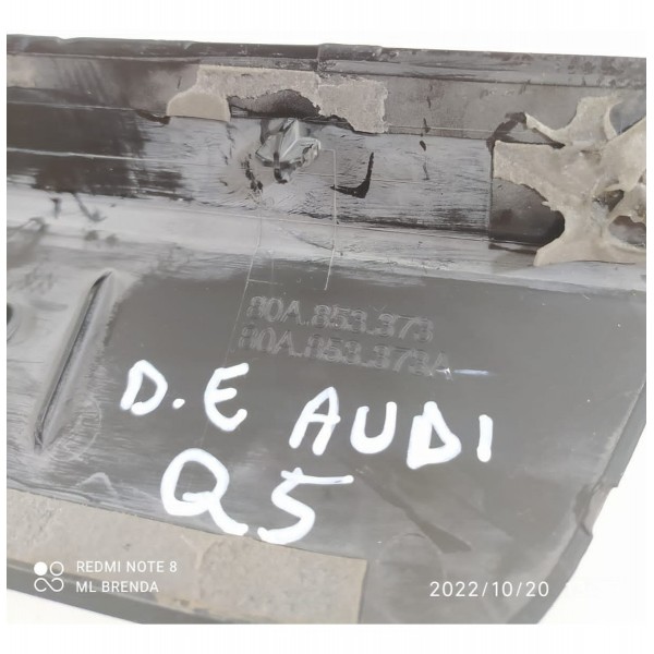 Soleira Porta Audi Q5 Dianteiro Esquerdo 2018 2019 2020 2023 Preto