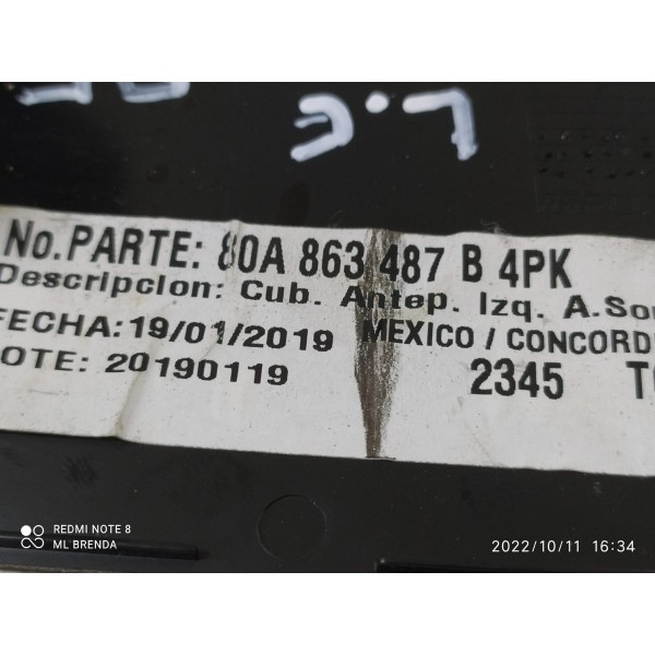 Acabamento Porta Mala Audi Q5 Esquerdo 2017/2023 80a863487