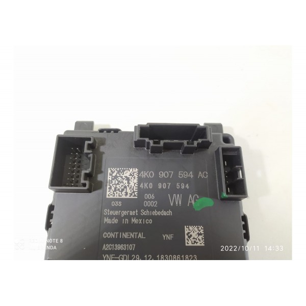 Modulo Teto Solar Audi Q5 Tcross 2017/2023 4k0907594ac