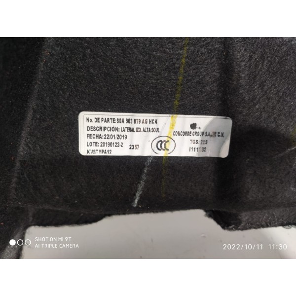 Forro Porta Mala Audi Q5 Esquerdo 2017 2019 2020 2023