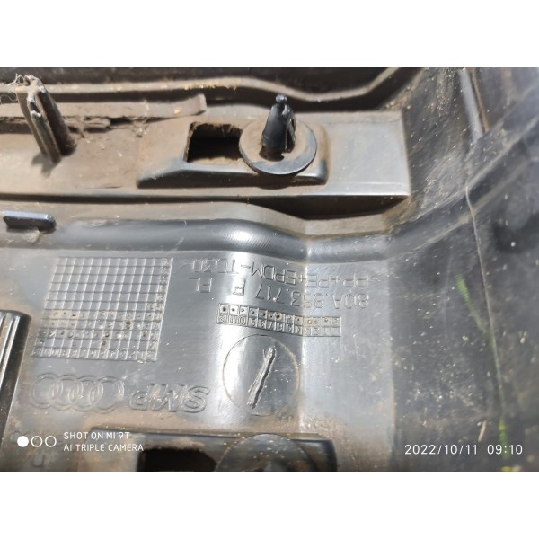 Moldura Paralama Audi Q5 Esquerdo 2017/2023 80a853717 Preto