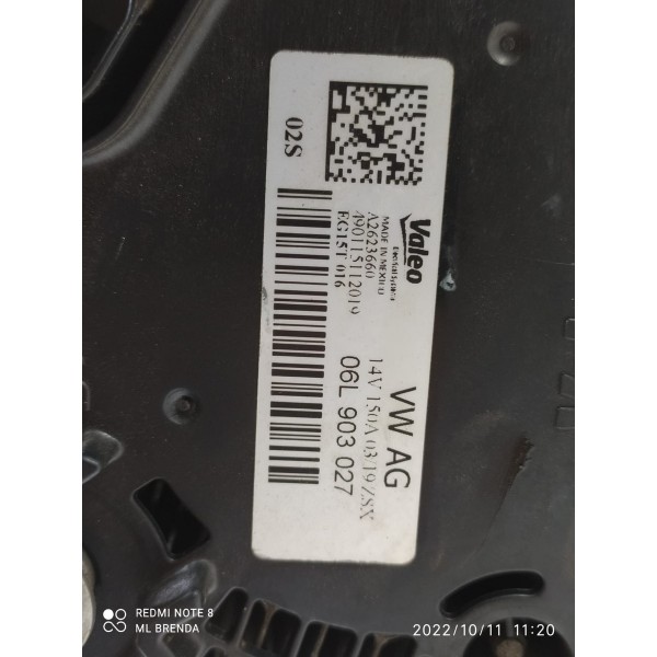 Alternador Audi Q5 2017 2018 2019 2020/2023 06l903027