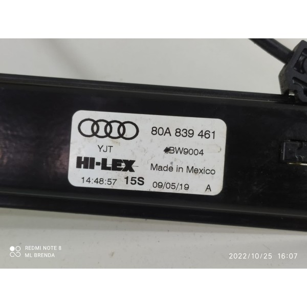 Maquina Vidro Audi Q5 Traseira Esquerda 2017/2023 80a839461