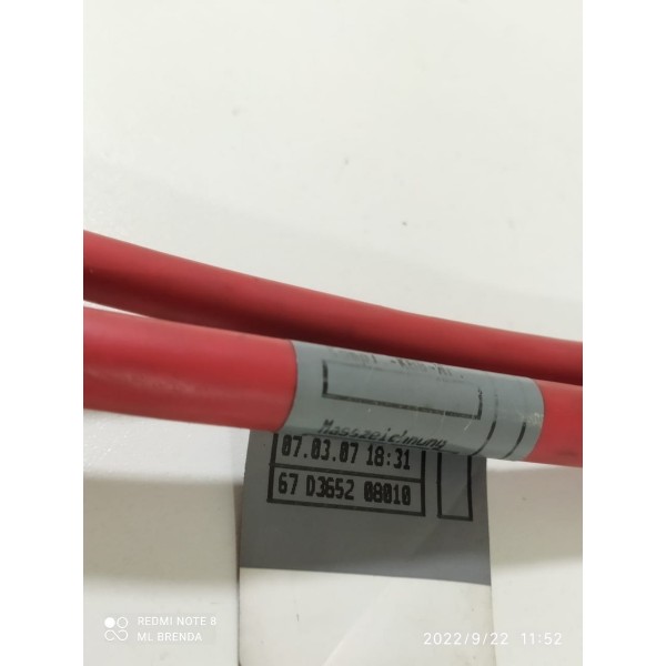Cabo Positivo Bateria Bmw X3 3.0 2006 2009 2010 2011